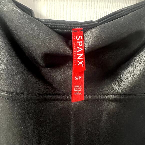 SPANX Pants - Spanx Faux Leather Legging Black - Size S